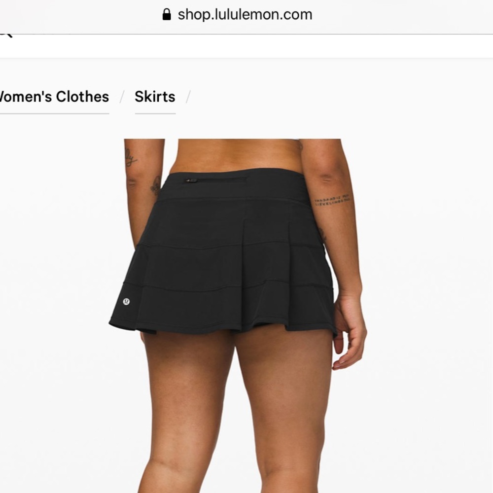 Lululemon Pace Rival Skirt